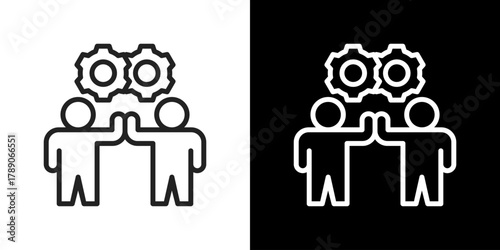 Alliance Icon Line Styles Vector Illustration 