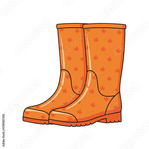 Autumn Rain Boots