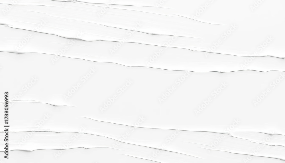 Obraz premium Dynamic white acrylic brushstrokes forming an abstract pattern on a white background, vibrant, strokes