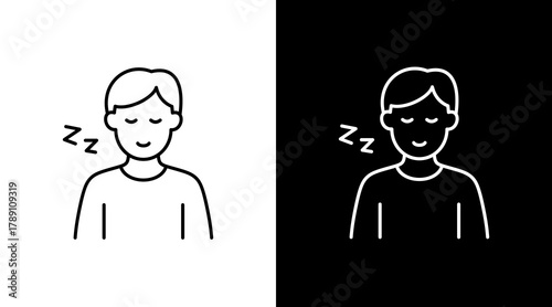 Sleep  Icon Set Multiple Style Collection