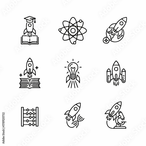 Learning, Innovation, and Scientific Discovery Icons