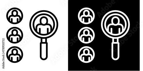 Data Sample  Icon Set White Style Collection