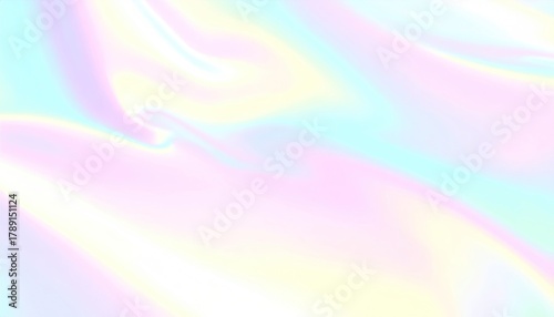 Iridescent, swirling pastel colors, light and dreamy effect