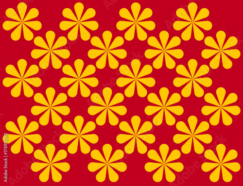 seamless pattern with flowers