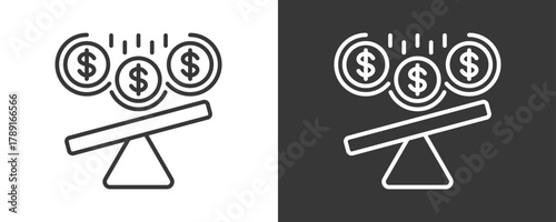 Cost Icon Set Vector Collection Isolated In Black And White