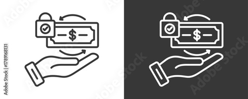 Cost Icon Set Vector Collection Isolated In Black And White