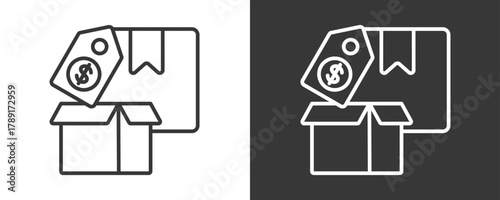Product Icon Set Vector Collection Isolated In Black And White