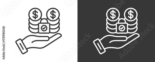 Cost Icon Set Vector Collection Isolated In Black And White