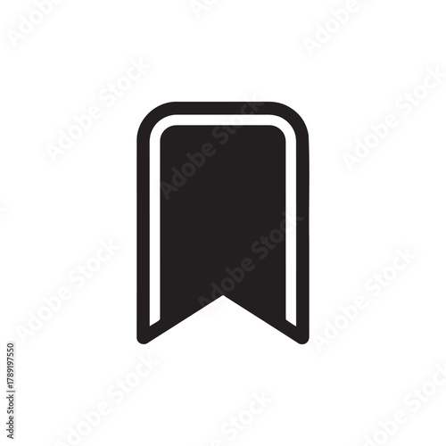 Bookmark icon representing saving or favoriting content