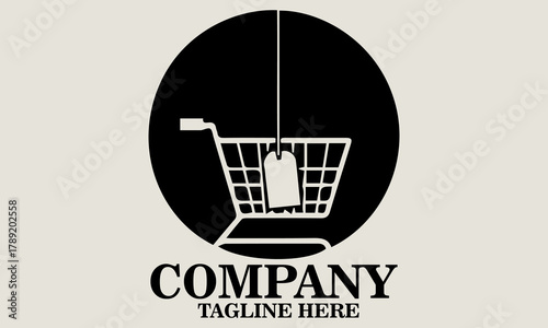 Buy nothing day illustration with shopping cart and sale tag. vector graphic of buy nothing day good for buy nothing day celebration vector illustartion