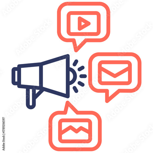 Marketing Media  Icon