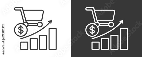 Demand Icon Set Vector Collection Isolated In Black And White