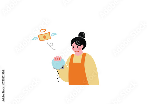 金欠に悩む主婦