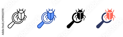 Bug Found icon sheet multiple style collection
