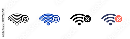 Connection Lost icon sheet multiple style collection