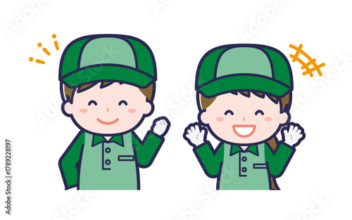 配達員／2人組／男女 02