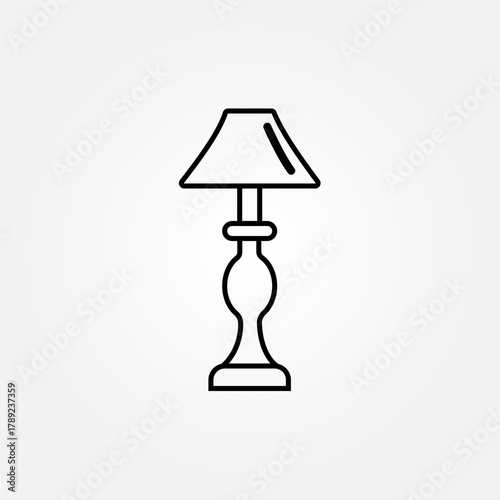 candlestick lamp icon symbol illustration vector eps10 logo template design pattern seamless bright minimal design flat design realistic style simple design modern design