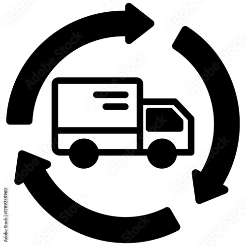 Reverse Logistics Icon