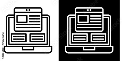 Disaster Map  Icon Set White Style Collection