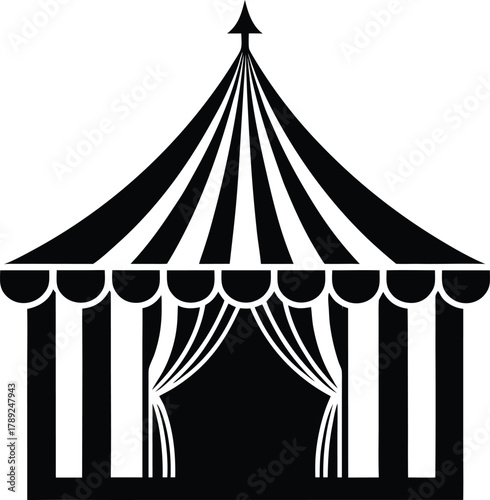 Circus tent amusement park entertainment show event big top carnival festival