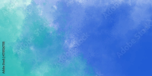 Abstract blue paint color. multicolor modern watercolor wall texture background. sky light liquid pattern decoration. The delicate artistry of ethereal gradients creating a serene visual experience. 