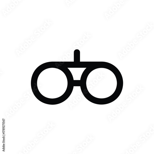 Optometry tool for vision testing and eye examination.