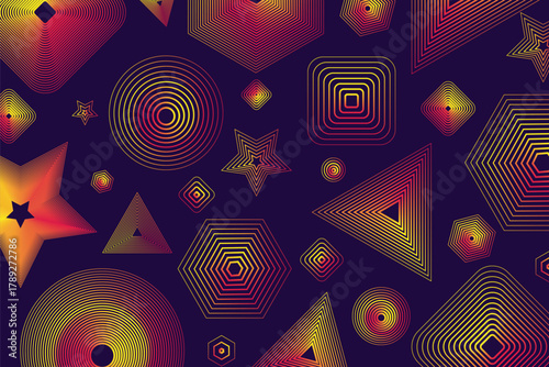 Colorful Geometric background