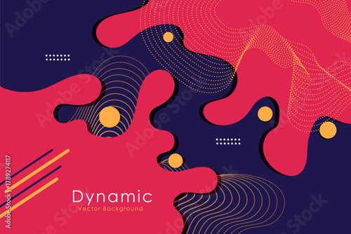 Liquid dynamic background for web sites landing page or business presentation
