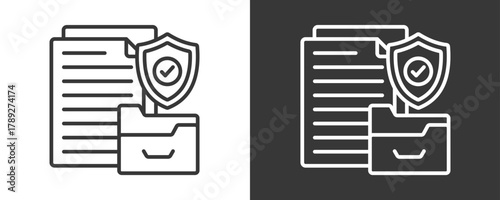 Data Governance Icon Set Multiple Style Collection