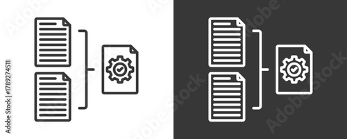 Normalization Icon Set Multiple Style Collection