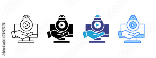  Asset Management   icon set multiple style collection