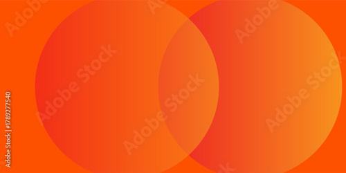 Abstract orange background with circles.
