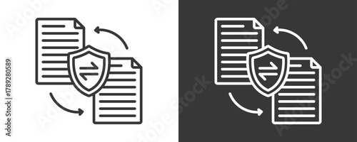 Data Transmission Icon Set Multiple Style Collection
