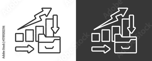 Inference Icon Set Multiple Style Collection