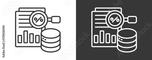 Data Analysis Icon Set Multiple Style Collection