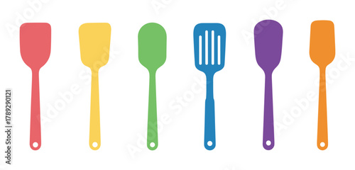 Set of kitchen spatulas kitchen utensils tool