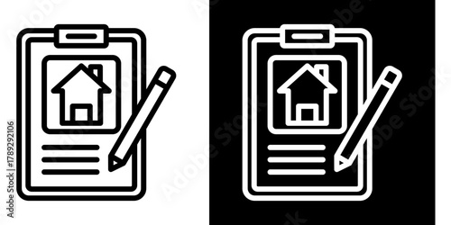 Mortgage  Icon Element For Design