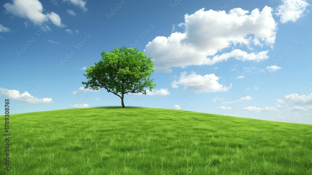 Obraz premium The Art of Sustainable Business: A Masterpiece of CO2 Reduction and Ecological Care.