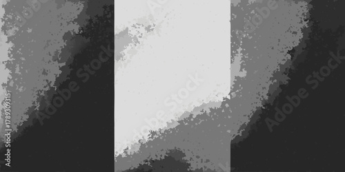 Abstract grayscale textured background with irregular shapes and gradients creating a modern design