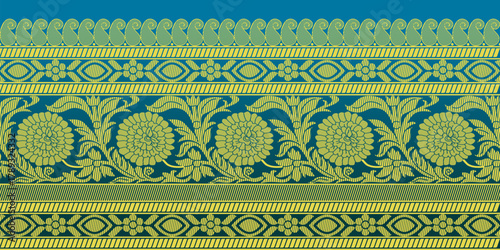 beautiful graphic saree design and this sari design is in Indian style which is for textile fashion industry and it can be used as wallpaper backdrop and website bg this style is originated in india 