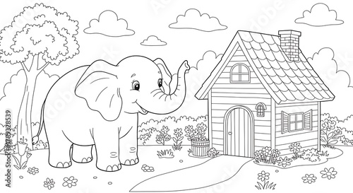 小さな家の訪問者