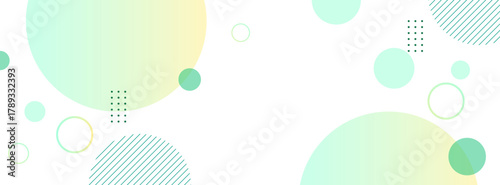 Modern minimalist abstract background with soft gradient circles and geometric patterns for fresh and clean design projects, conveying a light and conceptual aesthetic
