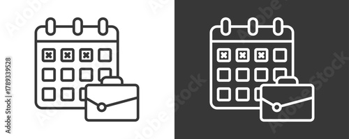 Leave Icon Set Vector Collection Isolated In Black And White