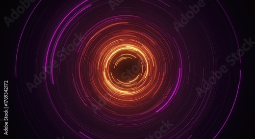 A swirling vortex of color and light creating a hypnotic, dynamic background texture. Generative modern graphic art with infinite movement ,complexity ,colorful ,background