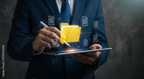 Digital document management for business organization and information accessibility