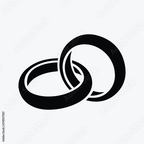 Ring icon, ring logo, weeding icon, weeding logo