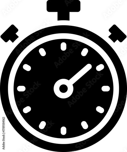 Stopwatch Glyph Icon