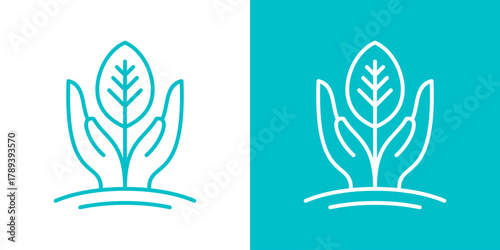 Healing Hands Nature Logo