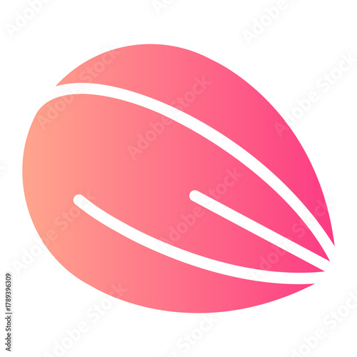 almond gradient icon