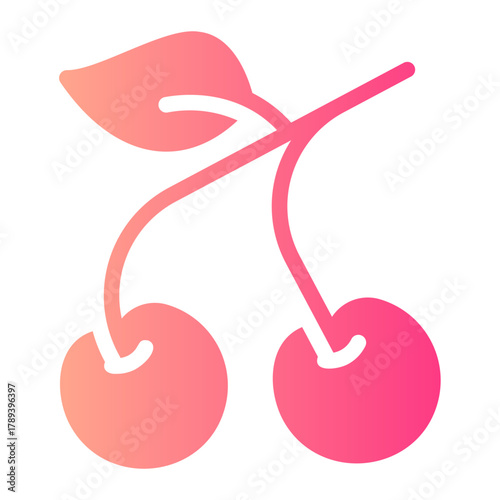 cherry gradient icon